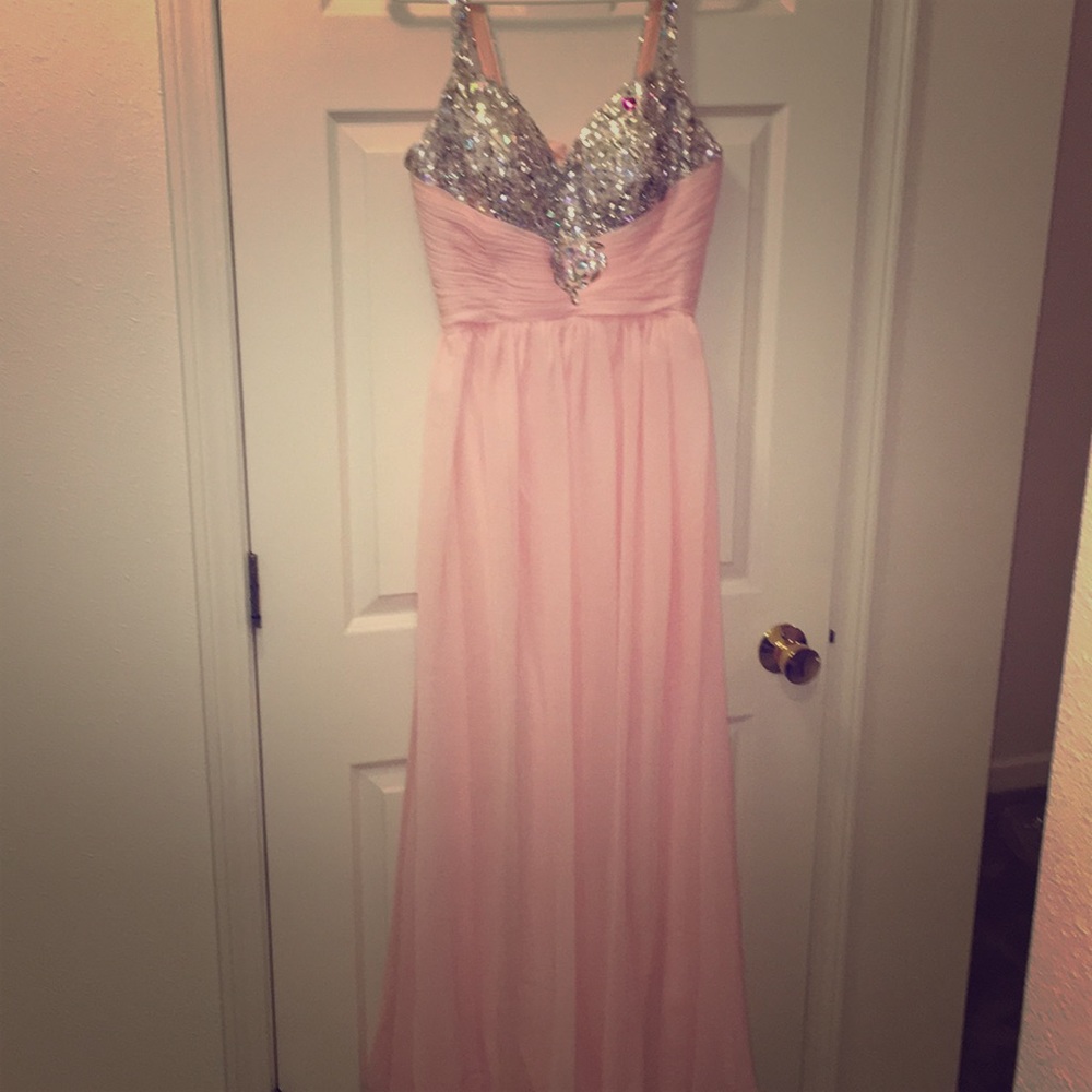 Blush Pink Prom Dress